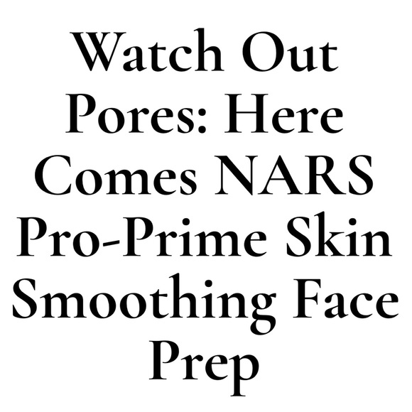 NARS PRO PRIME SKIN SMOOTHING FACE PREP BASE. CULT PRODUCT! - Picture 2 of 11